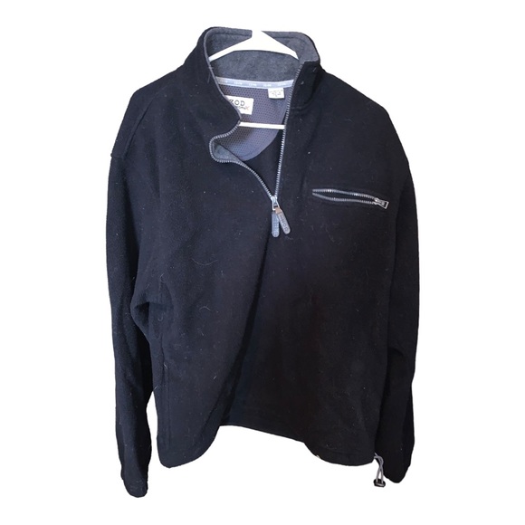 Izod performX men’s 1/4 zip sweater 100% polyester Black Medium - Picture 2 of 7